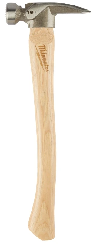 19 Oz. Milled-face Framing Hammer With 16" Hickory Handle