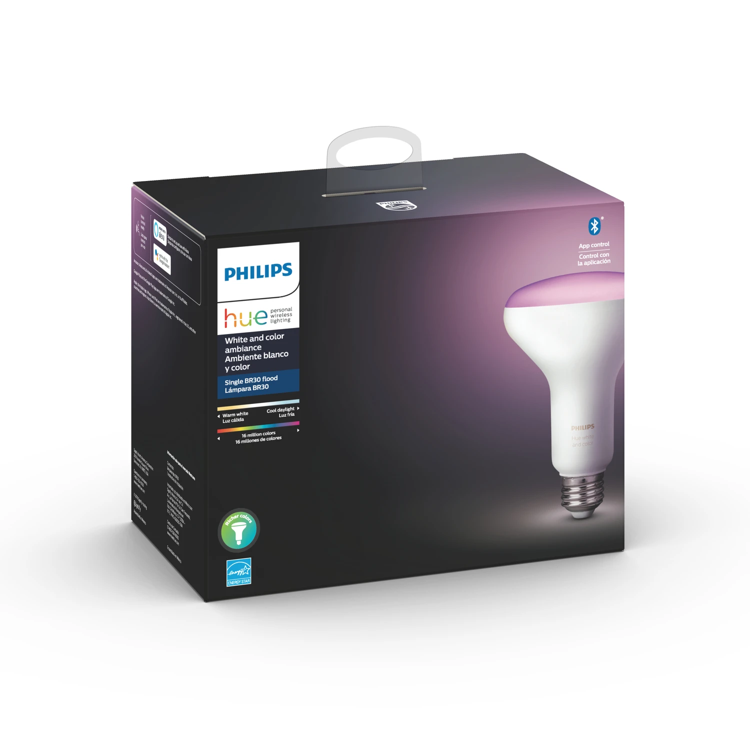 Philips Hue White & Color Ambiance Br30 Led Smart Bulb 65w Equivalent Dimmable 1 Pk