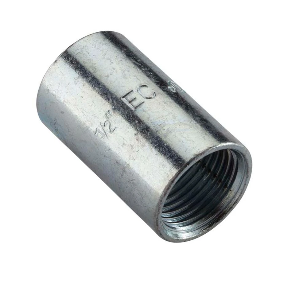 1/2 Inch Rigid Conduit Coupling, Model 96401, Steel Construction