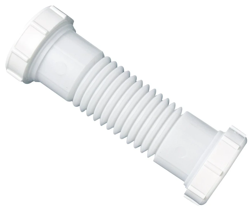 Flex N Fix 1-1/2 In. D X 6 In. L Plastic Straight Extension Coupling