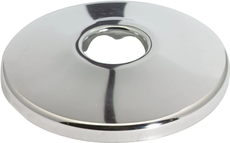 Chrome Bath Flange 3/8 Ips X 1/2 For Wall And Floor Mounting