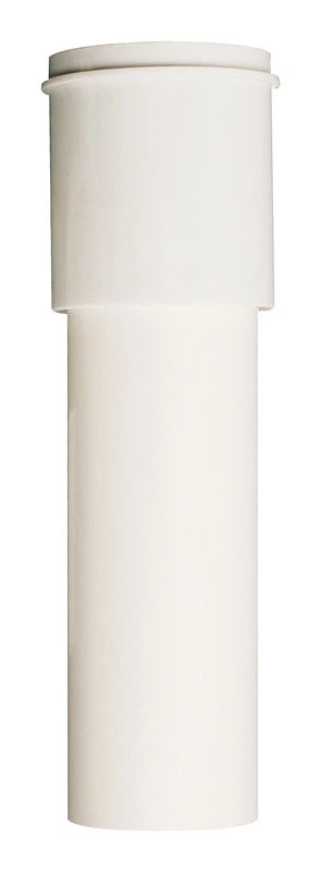 1-1/2 In. Diameter X 6 In. Length Plastic Extension Tube - Model Pp910w