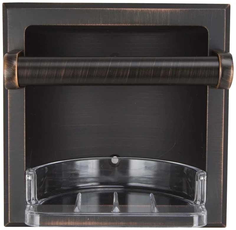 770h-35-07-sou Soap Holder And Grab Bar In Venetian Bronze Finish