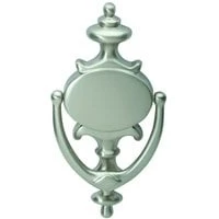 Builders Hardware Sc2-3107-619 Satin Nickel Door Knocker 8.75 Inch