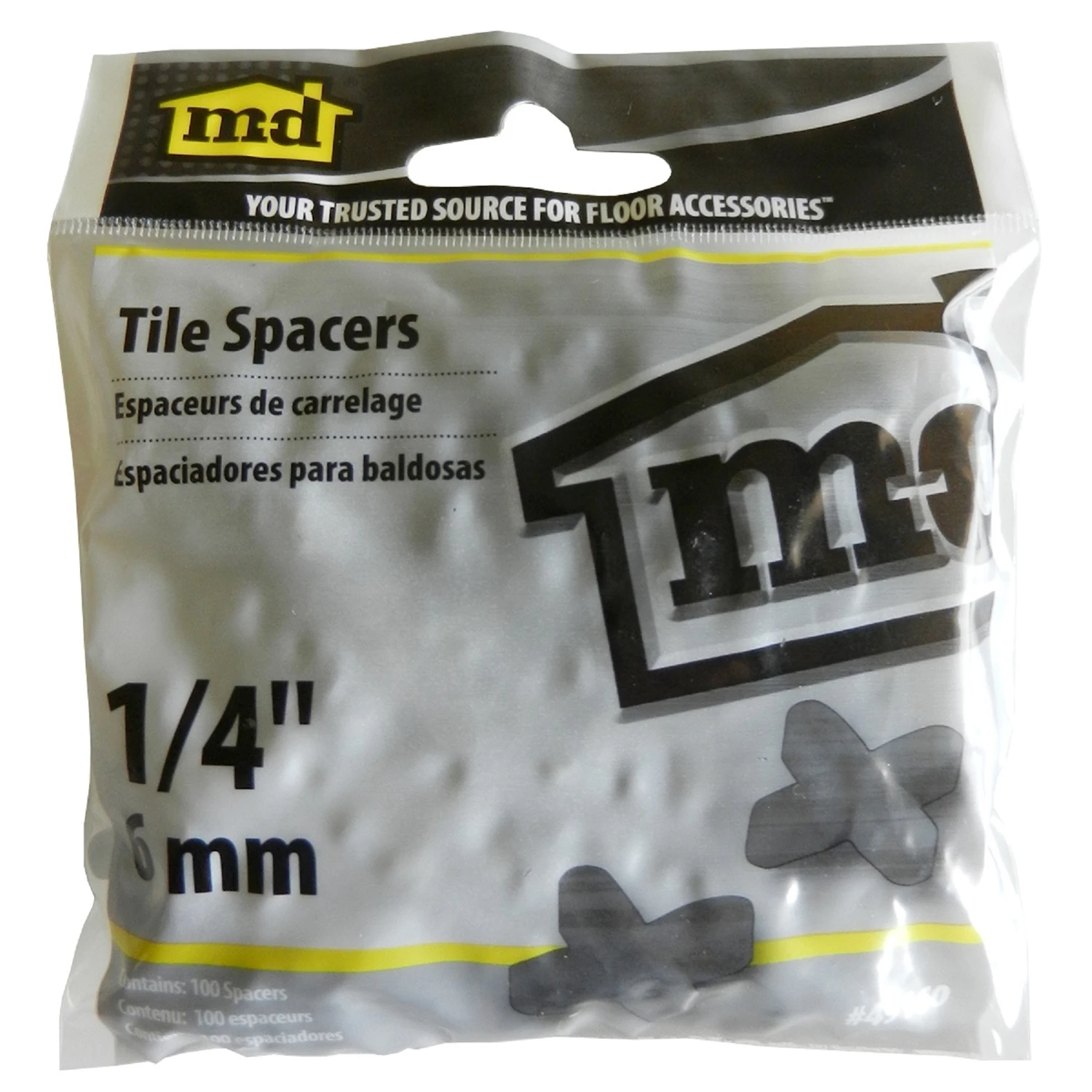 M-d Products 49160 M-d Products 49160 .25 in. Tile Spacers 100-Bag