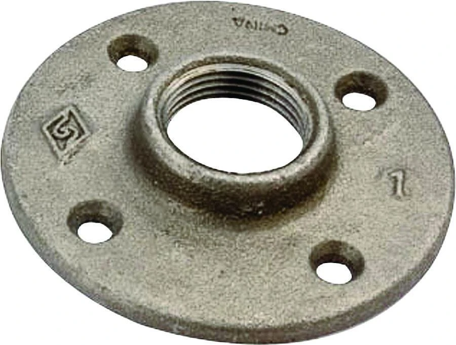 1 Inch Black Malleable Floor Flange, Model 27-1b, 300 Psi Pressure Rating