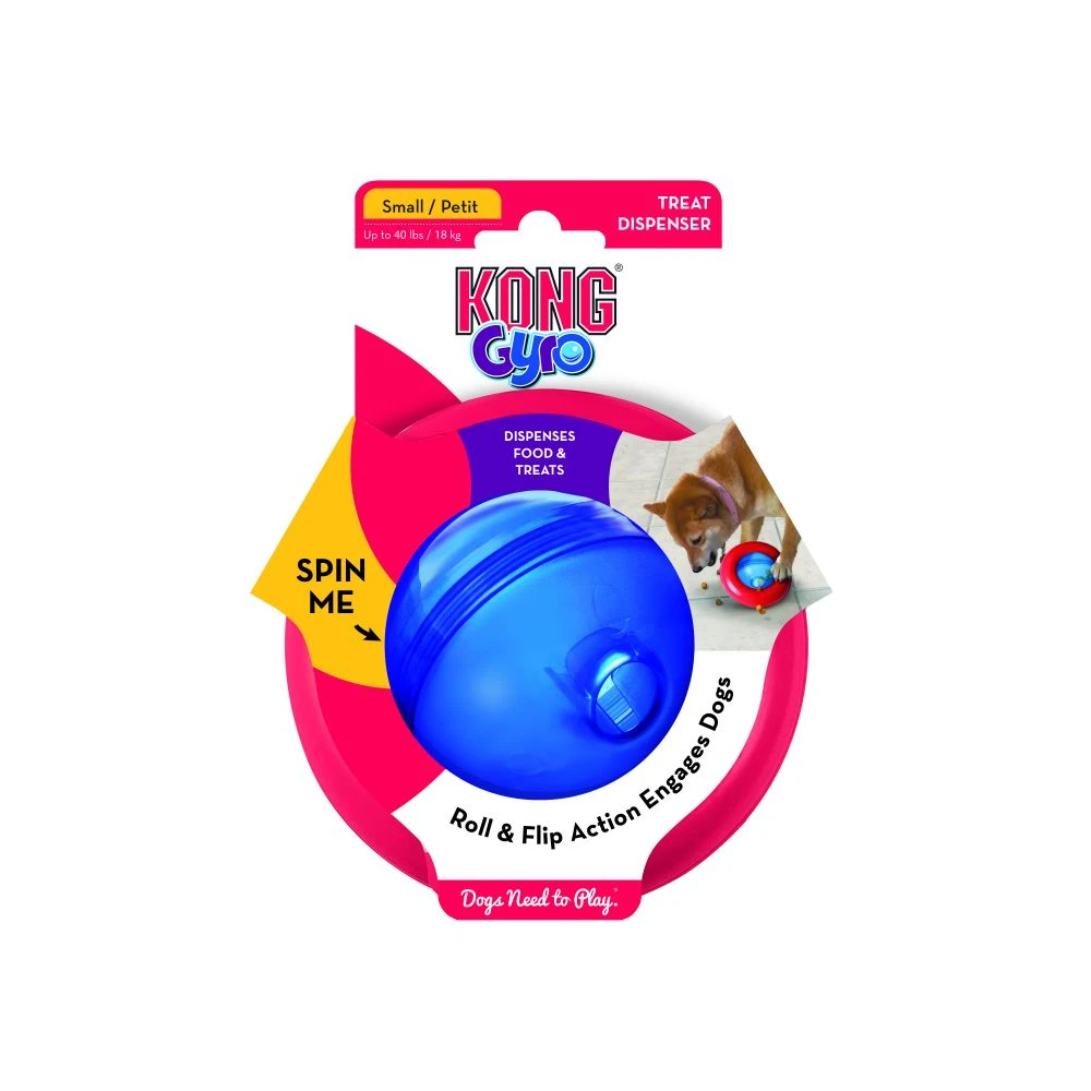 Gyro Small Dog Toy Durable Interactive Chew Toy for Small Dogs