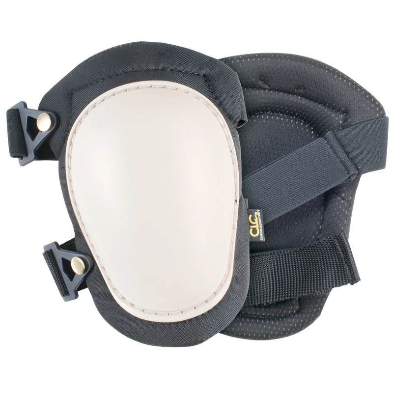 Clc V237 Heavy-duty Plastic Knee Pads, 7.37 In. L X 3.25 In. W, Adjustable Straps