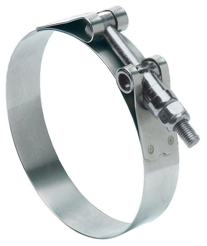 2-1/8 In. To 2-7/16 In. Stainless Steel T-bolt Hose Clamp With Tongue Bridge