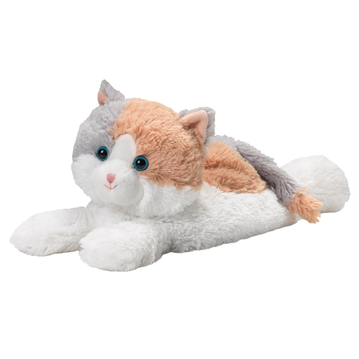 Microwavable Plush Calico Cat - 15 Length, Lavender Scented, Multicolored