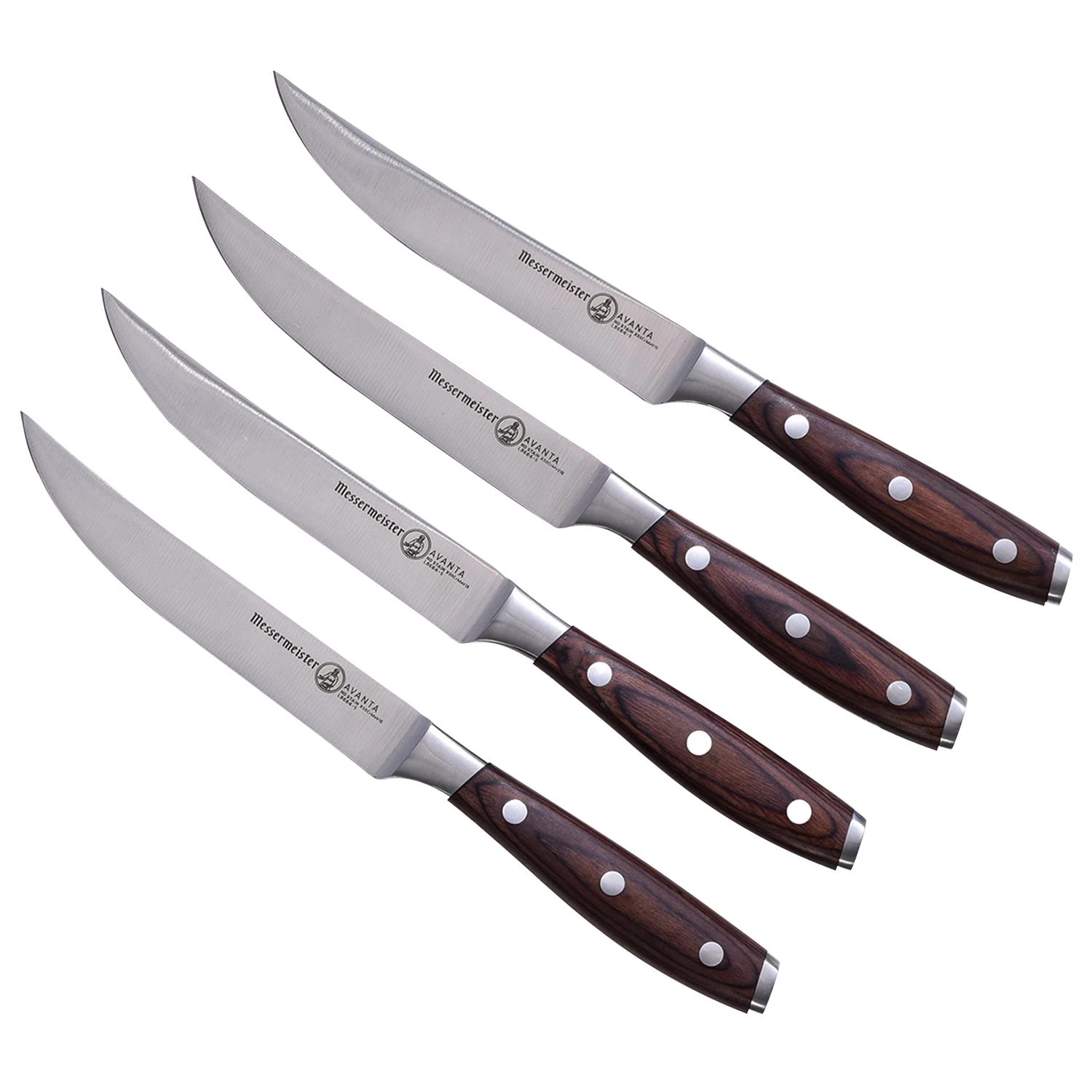 Avanta 5 In. Stainless Steel Steak Knife Set With Pakkawood Handles - 4 Pieces
