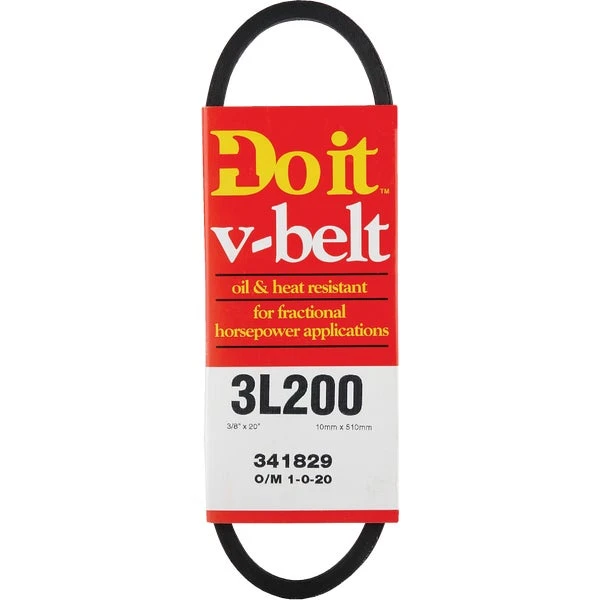 Fractional Horsepower 3l Type V-belt, 3/8 In. X 20 In.