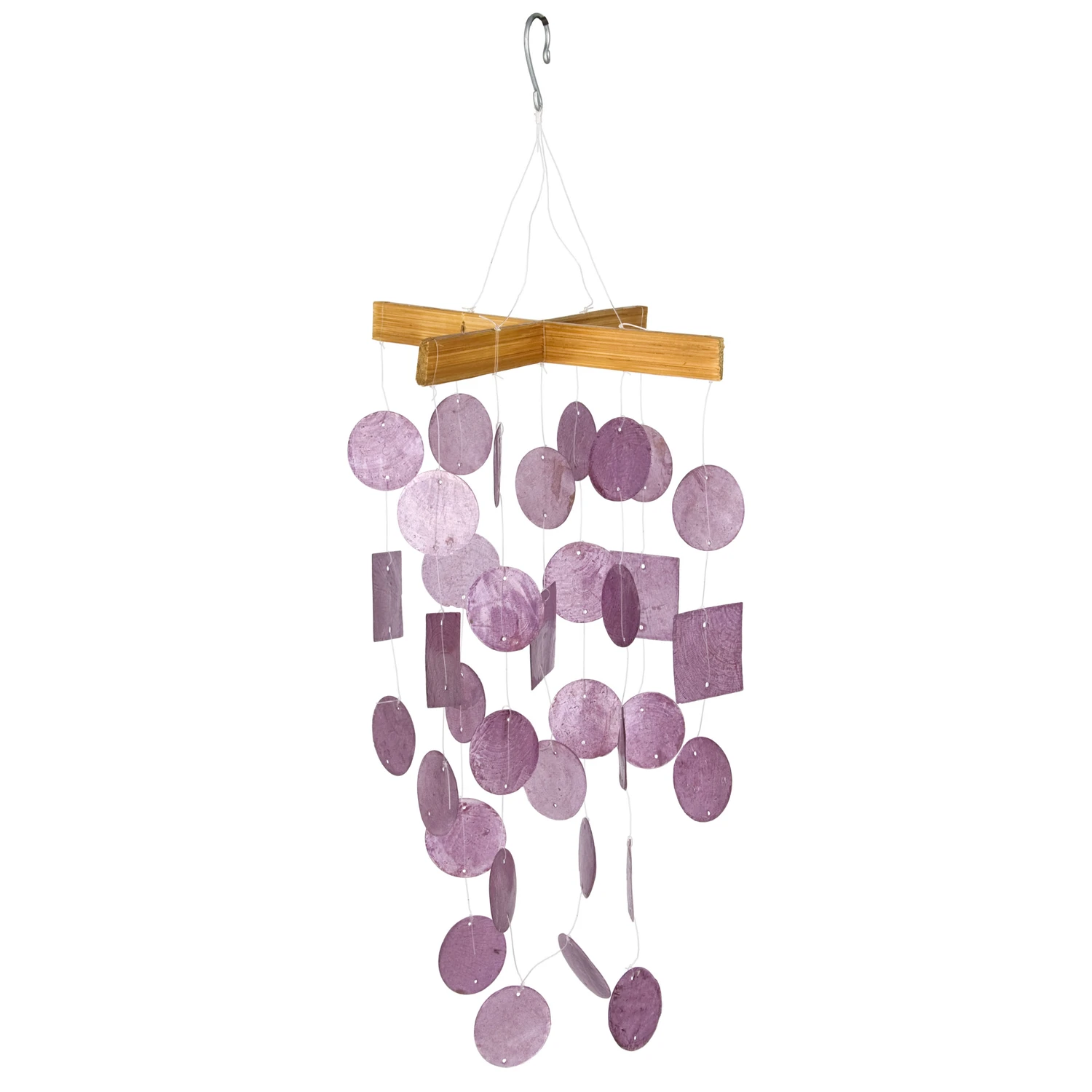 MINI CAPIZ CHIME - RASPBERRY