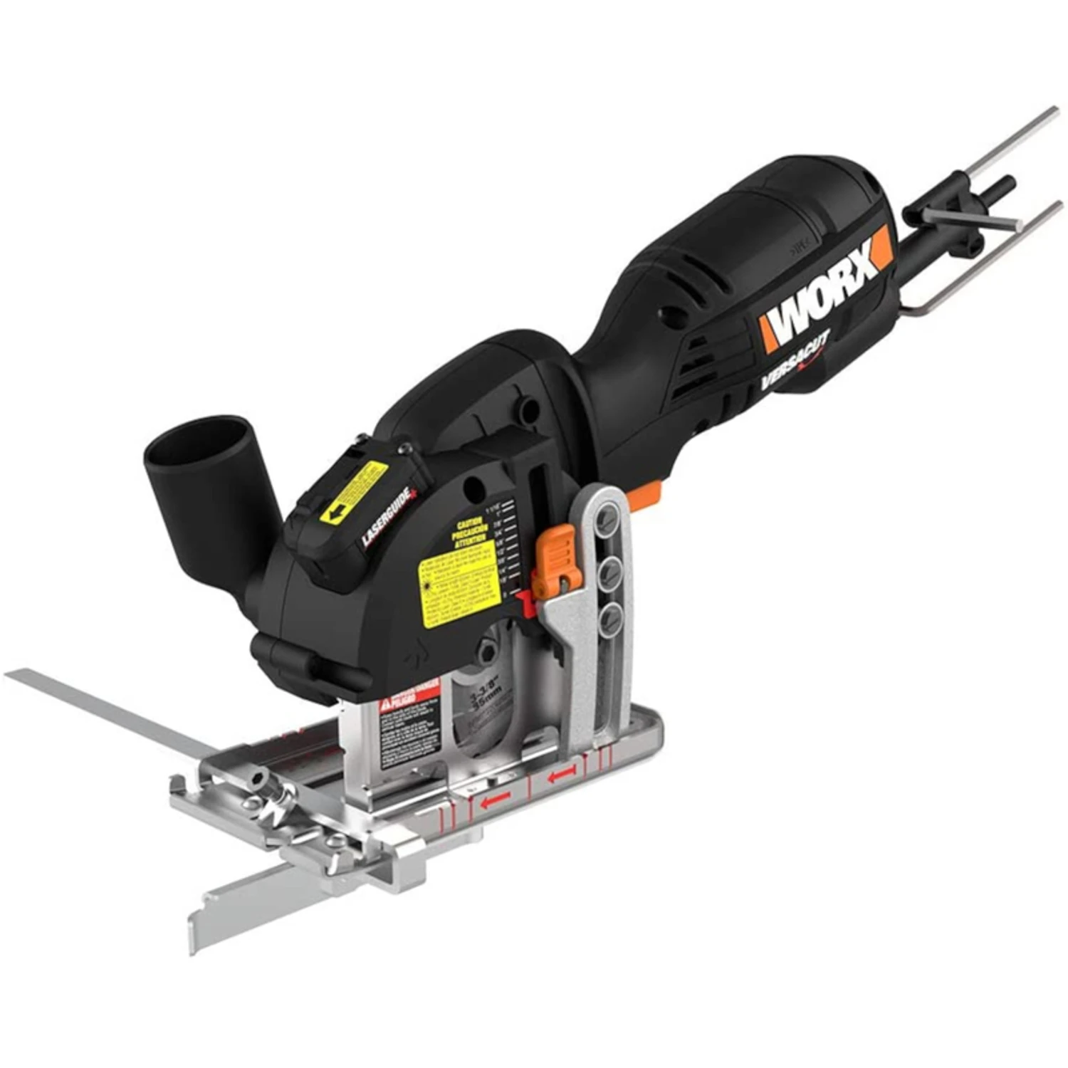 Wx420l 3-3/8 In. Corded Compact Circular Saw With Laser Guide