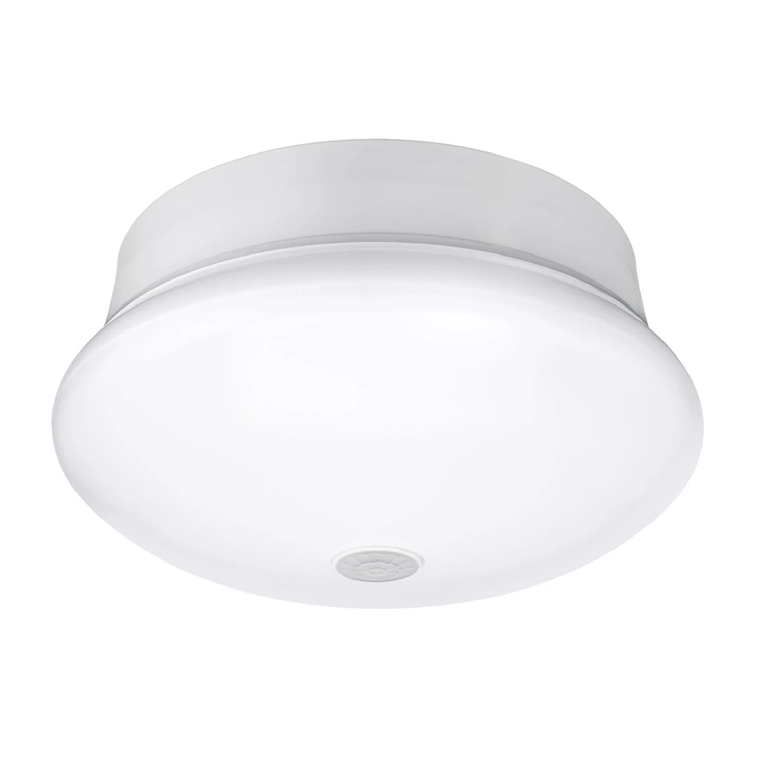 Spin Light 3.54 In. H X 7 In. W X 7 In. L White Led Ceiling Spin Light With Motion Sensor