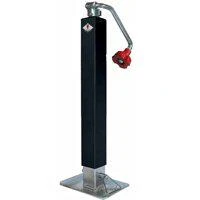 Vi-720 Heavy Duty Square Top Wind Trailer Jack, 7000 Lb Capacity, 26 In Max Lift Height