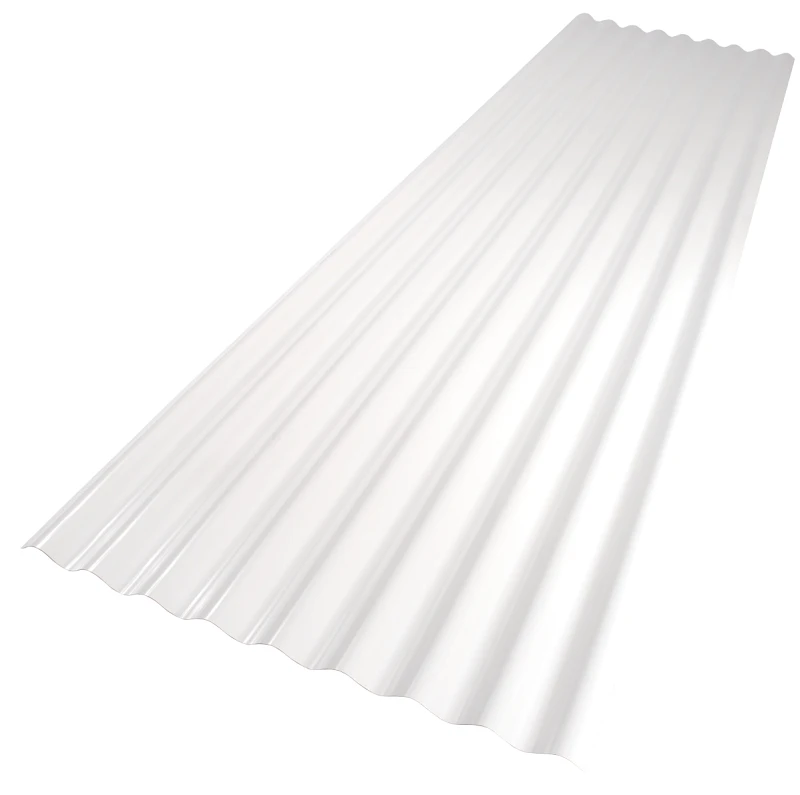 Palruf 26 in. W X 8 ft. L PVC Roof Panel White