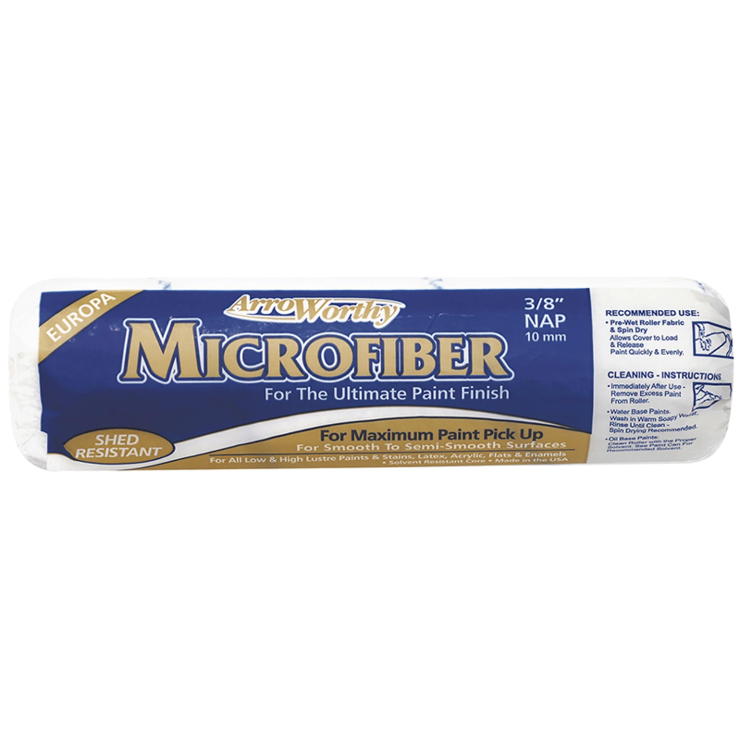 Arroworthy Microfiber 3/8 in. x 14 in. W Paint Roller Cover 1 pk