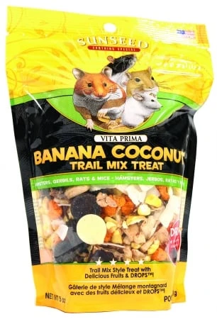 Vita Prima Banana Coconut Trail Mix Treats For Small Animals 5 Ounce