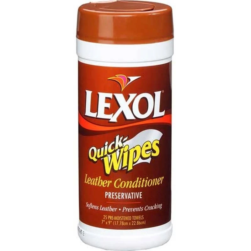 Leather Conditioner Quick Wipes Canister - 25 Count
