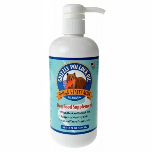 Liquid Wild Alaskan Pollock Oil For Dogs, 16 Ounce Supplement