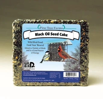 1.75 Pound Black Oil Sunflower Seed Cake For Birds