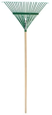 64582 24 Tine Bolt-thru Steel Lawn Rake For Efficient Yard Cleanup