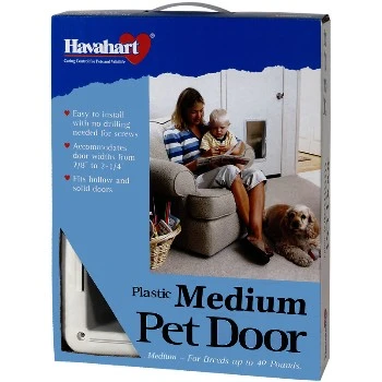 Medium Plastic Pet Door 7111 - 12 In X 8.5 In Size