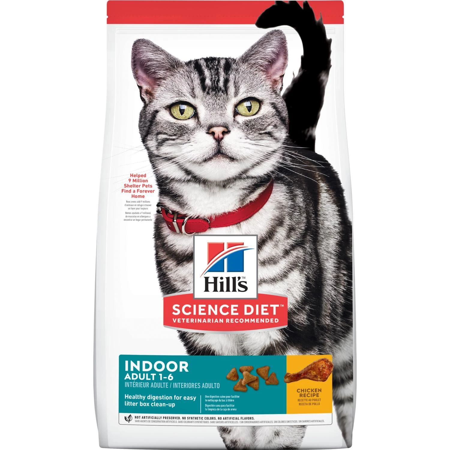 Science Diet Adult Indoor Dry Cat Food, 7 Lb - Chicken Recipe