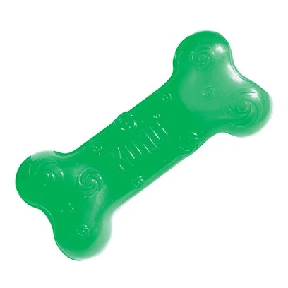 Squeezz Bone Dog Toy, Medium, Assorted Colors For Playtime Fun