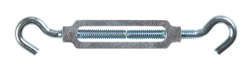 Hampton Zinc-Plated Aluminum/Steel Turnbuckle 120 lb Hampton Zinc-Plated Aluminum/Steel Turnbuckle 120 lb