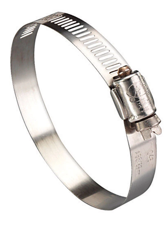 Ideal Tridon Hy Gear 1/2 in to 1-1/4 in. SAE 12 Silver Hose Clamp Stainless Steel Marine