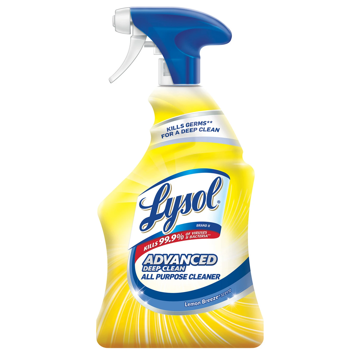 Advanced Deep Clean Lemon Breeze Scent All Purpose Cleaner Liquid 32 Oz