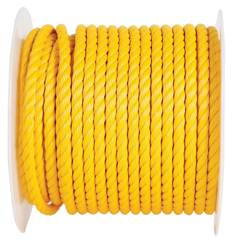 1/2 In. Diameter X 200 Ft. Length Orange Twisted Polypropylene Rope