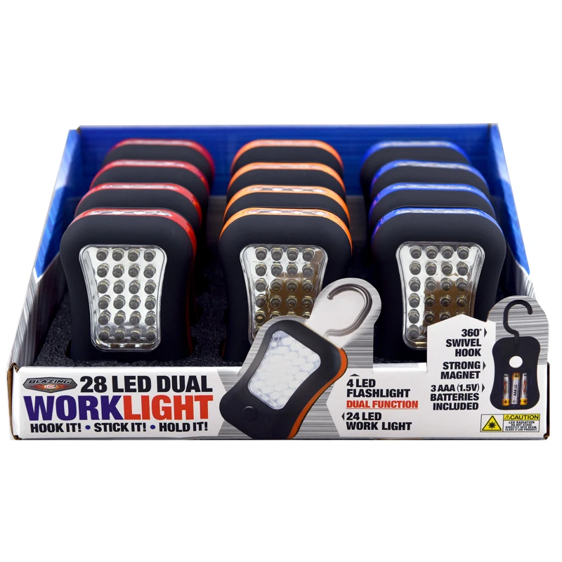 Blazing LEDz 168 lumens Assorted LED Flashlight AAA Battery