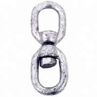 Koch Industries 1/4-inch Zinc Plated Chain Swivel, Model
