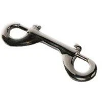 2105621 Double Ended Bolt Snap, 4-inch, Nickel Plated, 3/8 Inch Opening