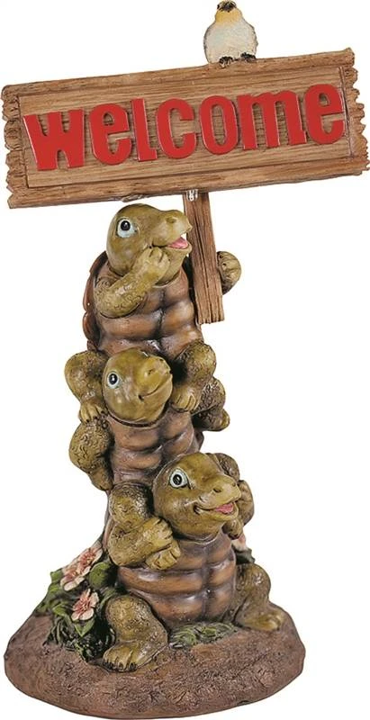 Stacking Turtle Solar Stake Light, Resin Model Pta040a-r2a-aa-1