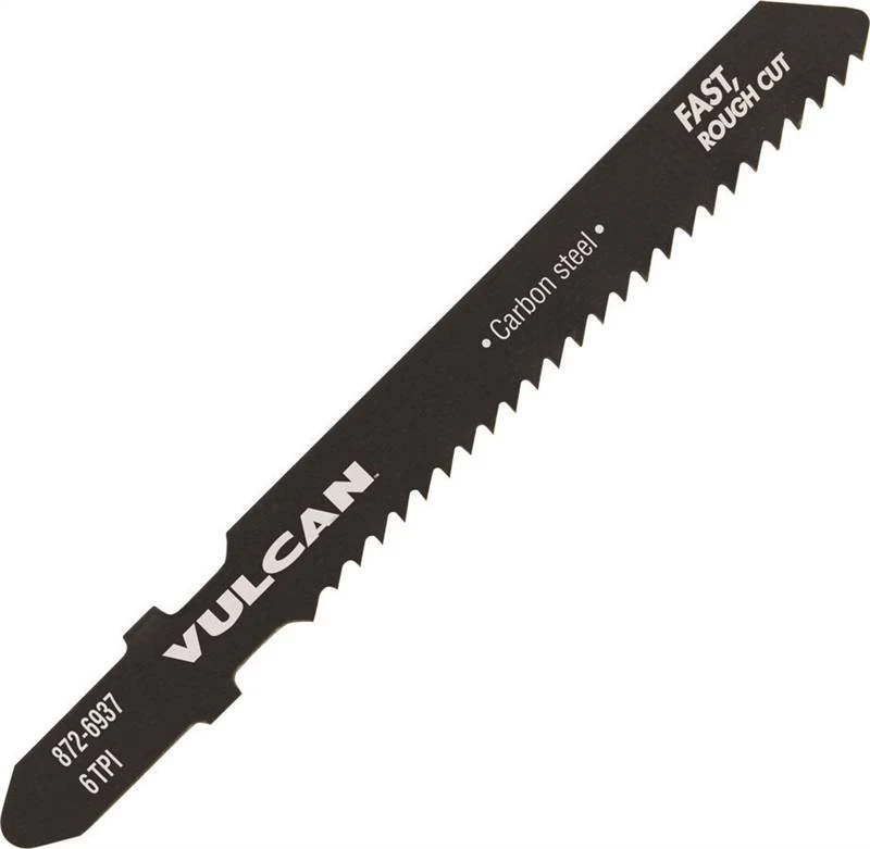 High Speed Jig Saw Blade, 3 Inch Length, 6 Teeth Per Inch, T-shank