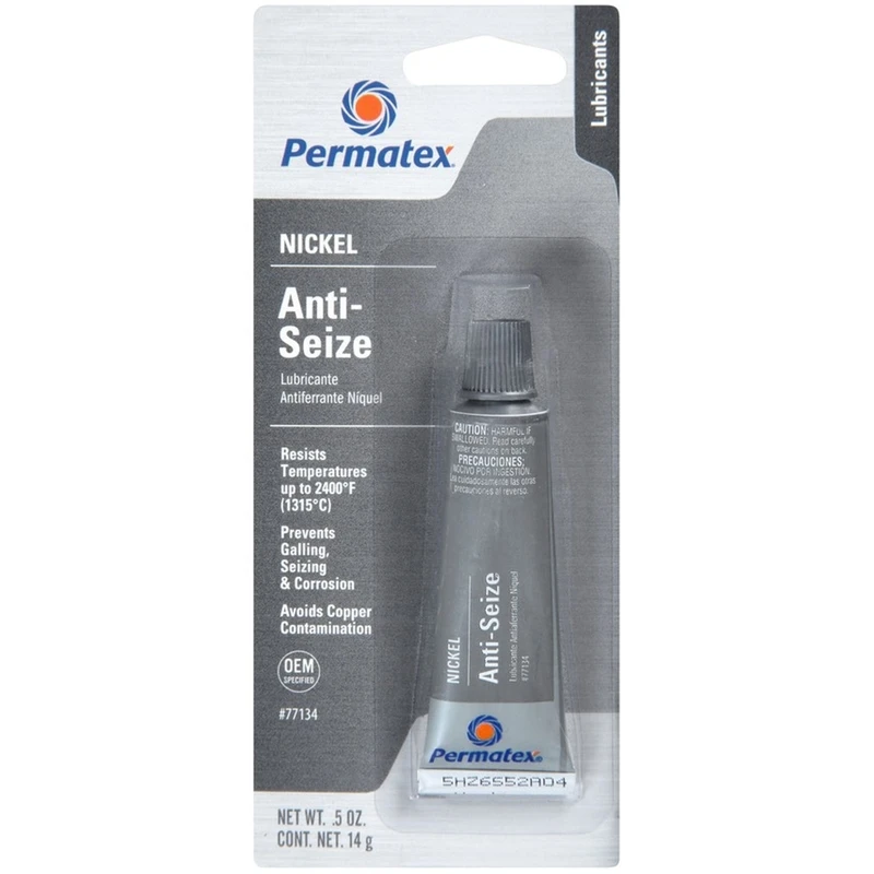 Permatex Nickel Anti-seize Lubricant 0.5 Oz Tube - High-temperature Heavy-duty Paste
