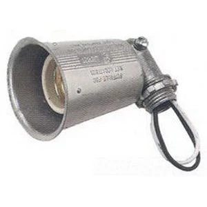 /bwf H-1v 150 Watt Gray Floodlight Lampholder For Incandescent Bulbs