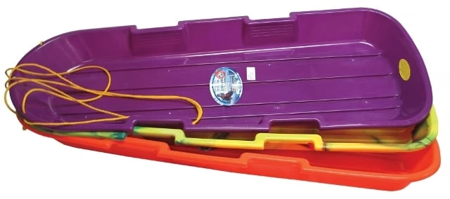 Esp Series 48 In. Day Glow Sno Twin Toboggan Sled - Neon Orange