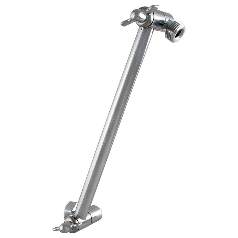 Ldr Exquisite Chrome Brass Adjustable Shower Arm 520-3410c - Customizable Shower Position