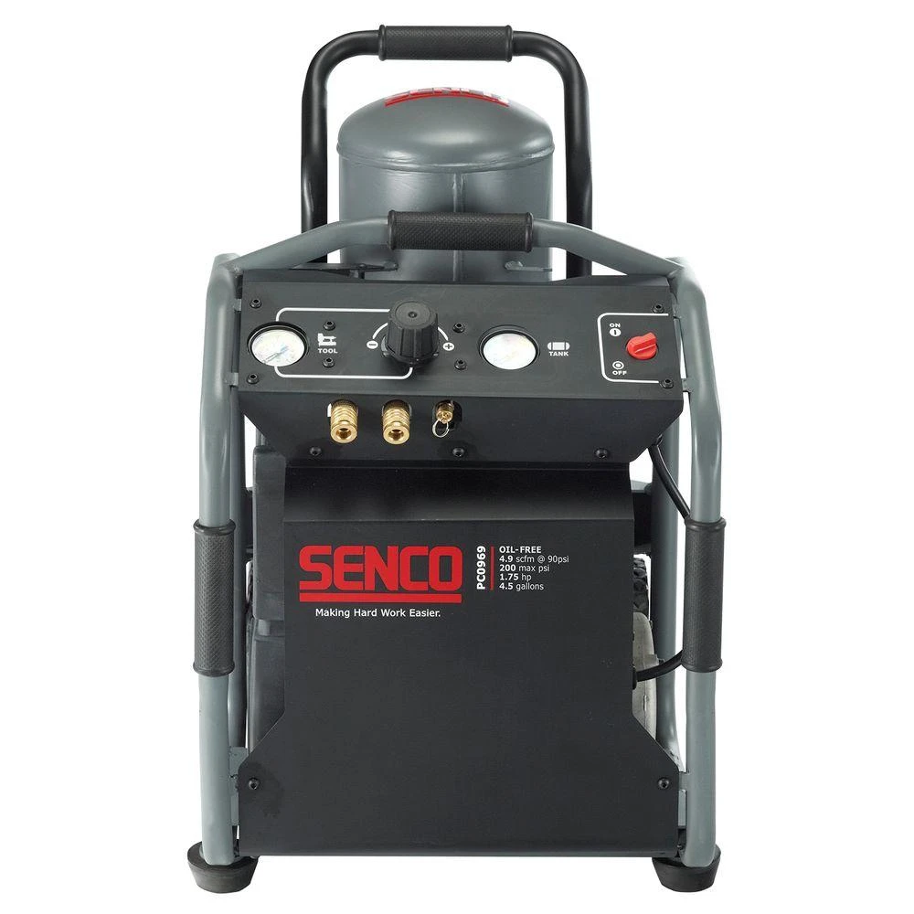 4.5 Gallon 1-3/4 Hp Roll Away Electric Air Compressor Model Pc0969