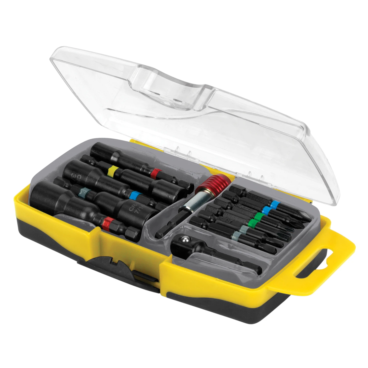 13 Piece Assorted 2 In. L Impact Driver Bit Set S2 Tool Steel