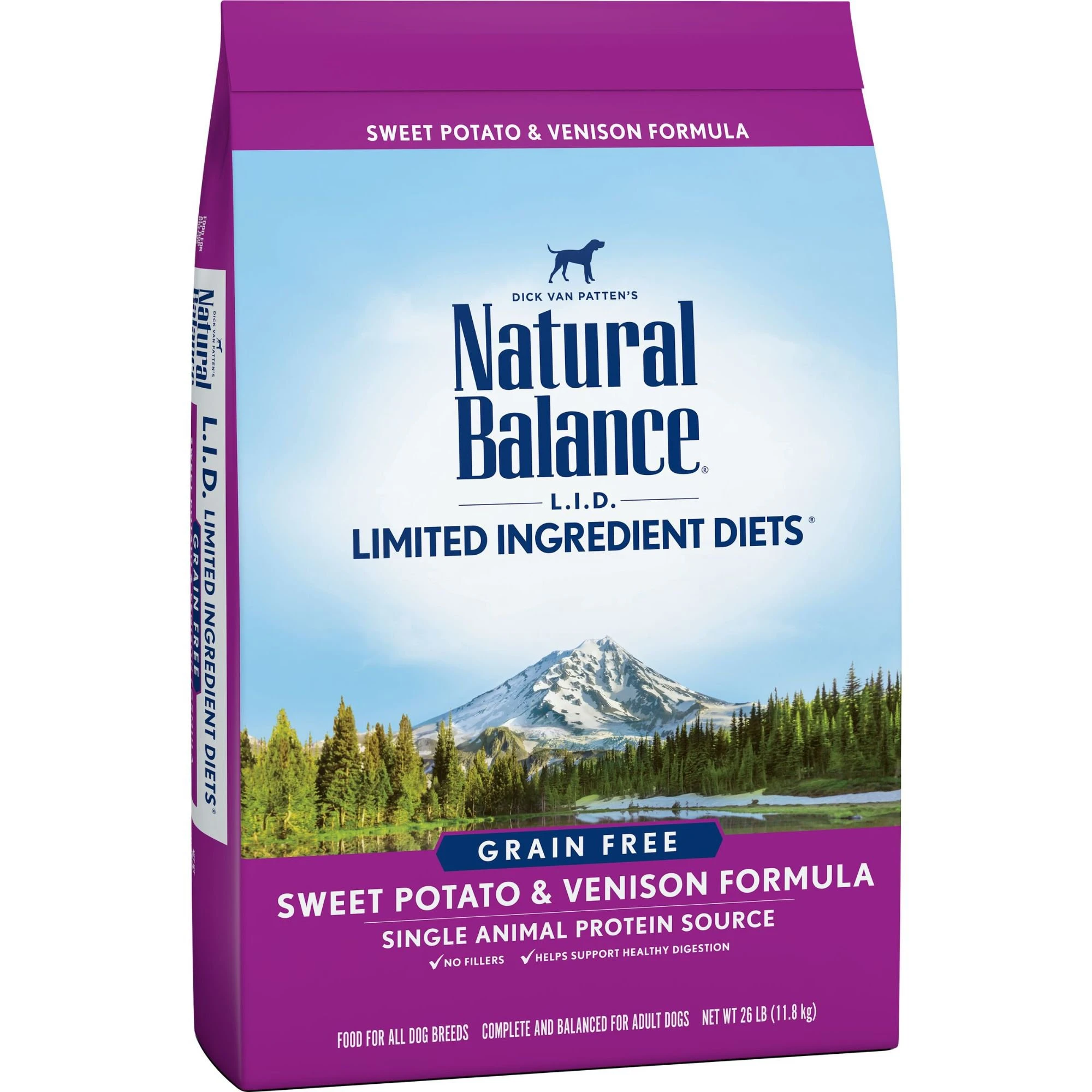 Limited Ingredient Diets Sweet Potato & Venison Dry Dog Food, 26 Lbs.