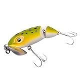 Jointed Jitterbug Fishing Lure - Frog White Belly - 5/8 Oz, 3.5 In