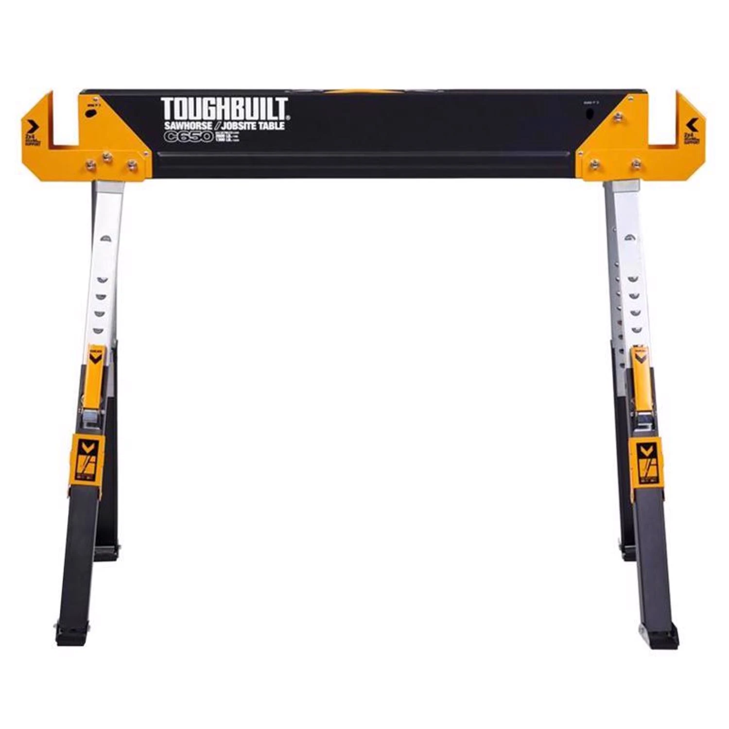 32.09 In. H X 42.40 In. W Adjustable Folding Sawhorse 1300 Lb. Capacity