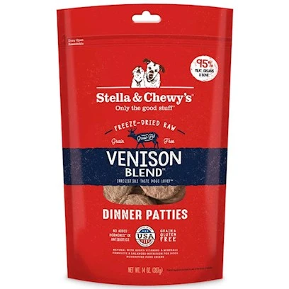 Freeze Dried Simply Venison Dog Food 5.5 Oz - Grain Free