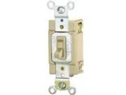 1242-7v-box 4-way Ivory Quiet Toggle Switch - 15 Amp, 120 Volt